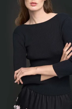 Bloom bluse med 3/4 ærme