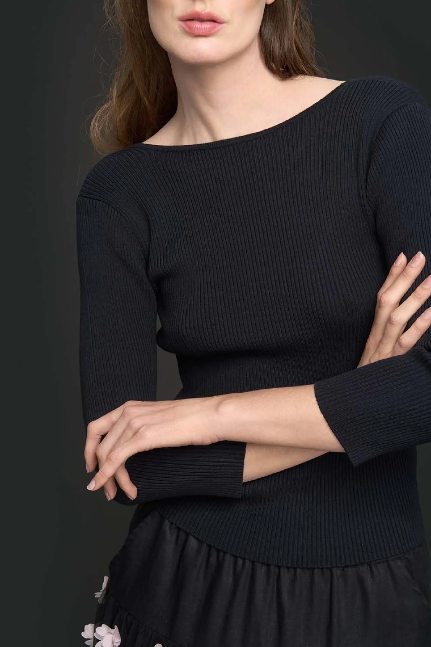 Bloom bluse med 3/4 ærme