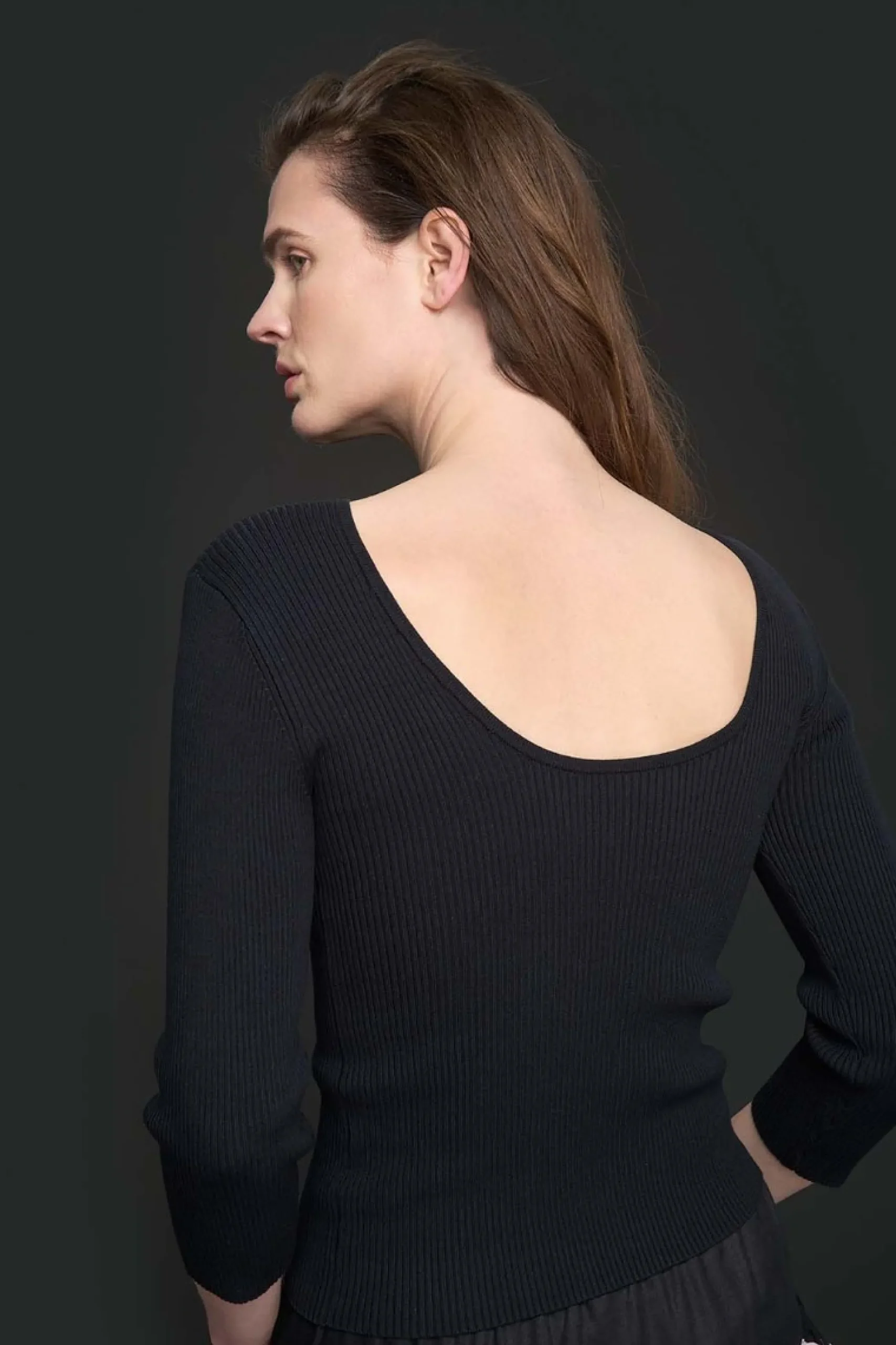 Bloom bluse med 3/4 ærme