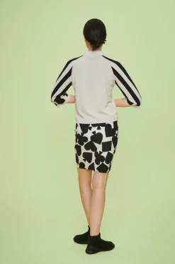 Bloom knit højhalset bluse