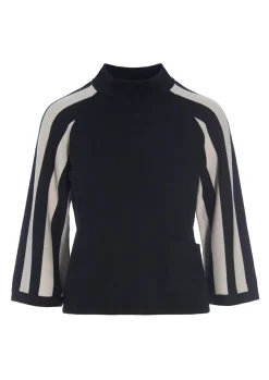 Bloom knit højhalset bluse