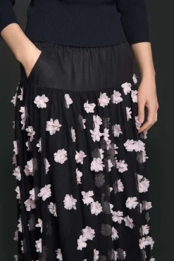 Blossom mesh nederdel