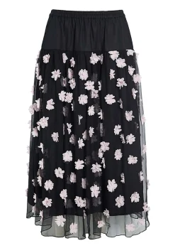 Blossom mesh nederdel