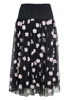 Blossom mesh nederdel