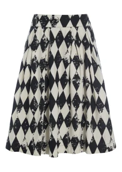 Broken harlequin nederdel