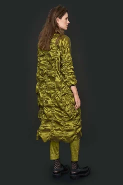 Changeant stretch frakke kjole