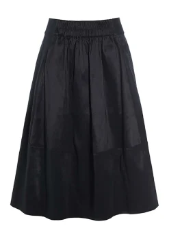 Changeant stretch nederdel