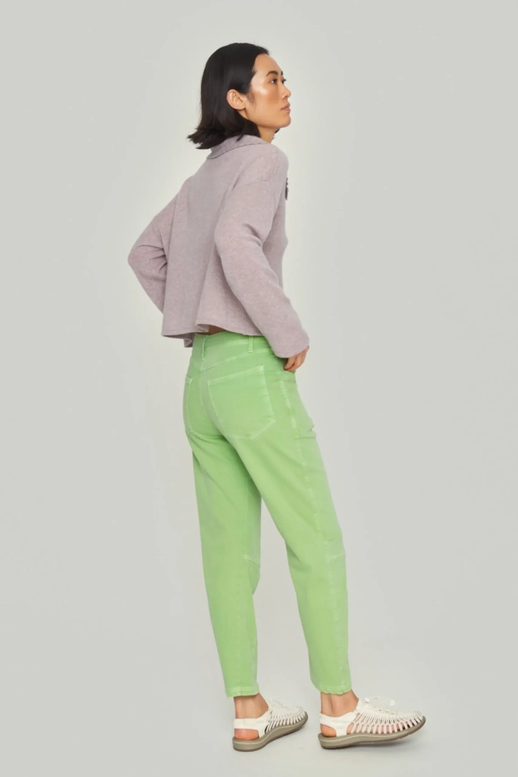 Cloud cashmere bluse med krave