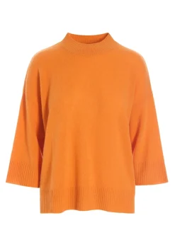 Cloud cashmere bluse med rund hals