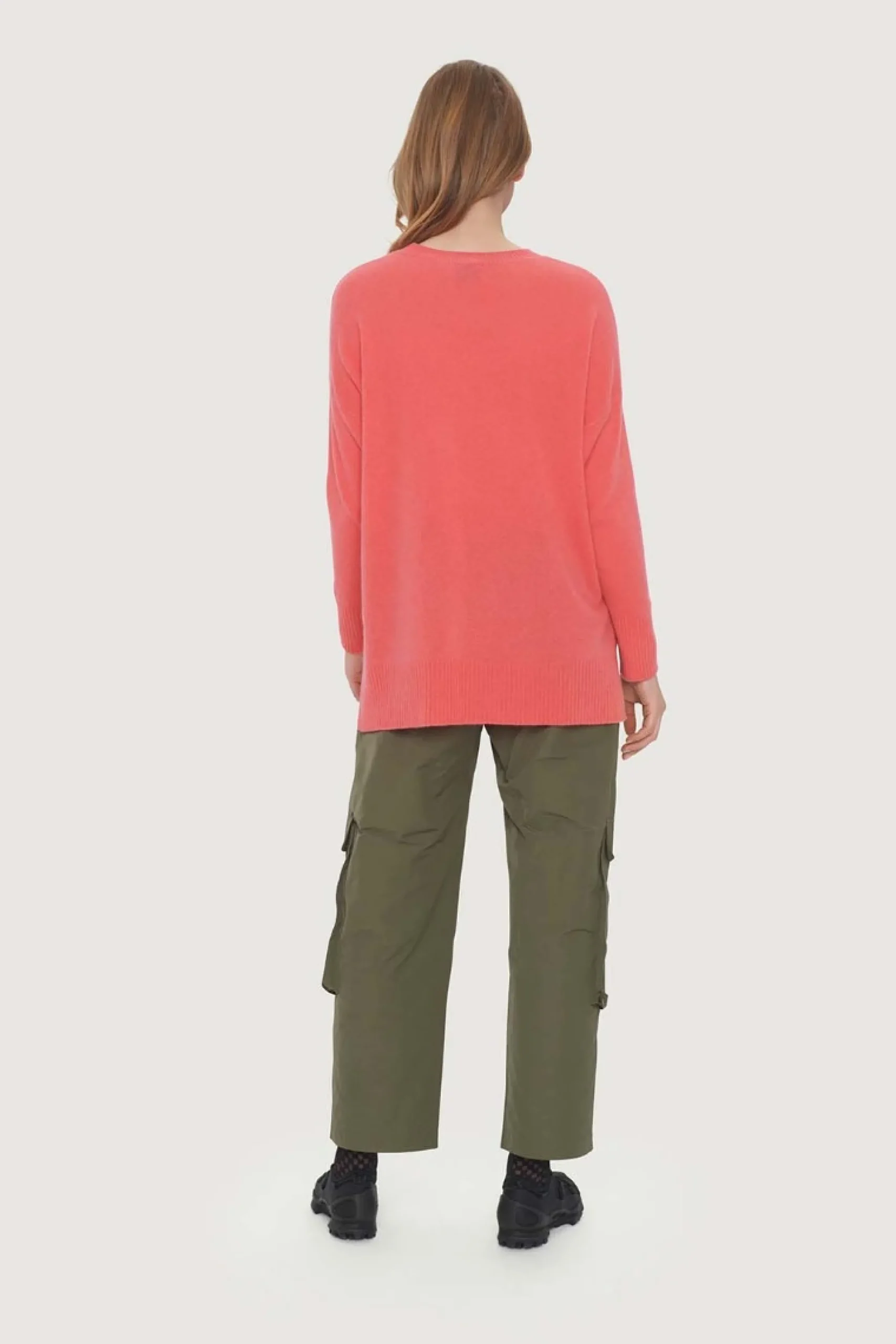 Cloud cashmere langærmet bluse