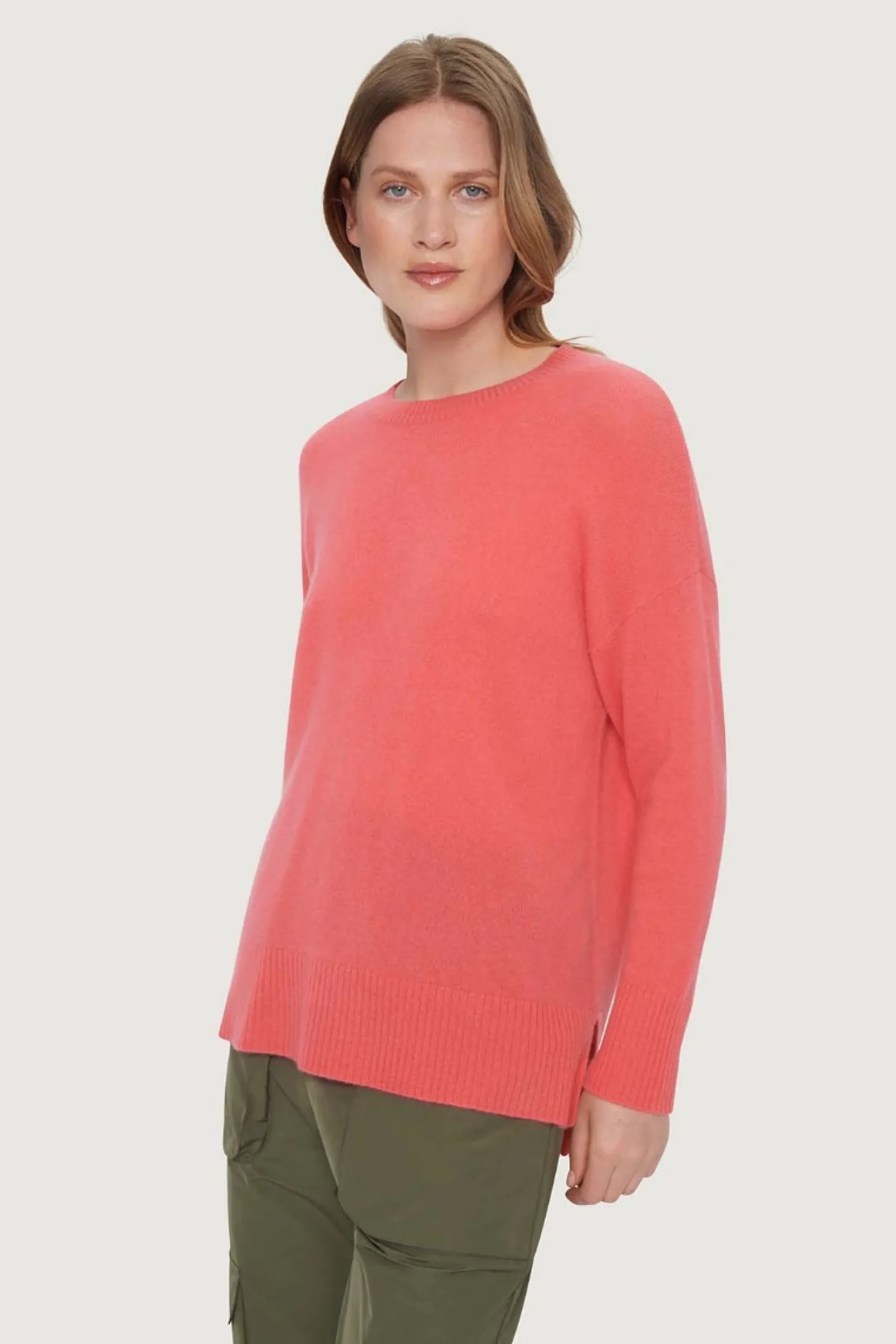 Cloud cashmere langærmet bluse