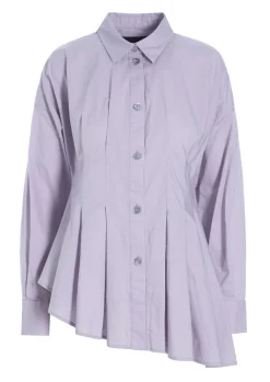 Core cotton asymmetrisk skjorte