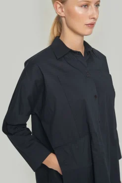 Core cotton skjortekjole