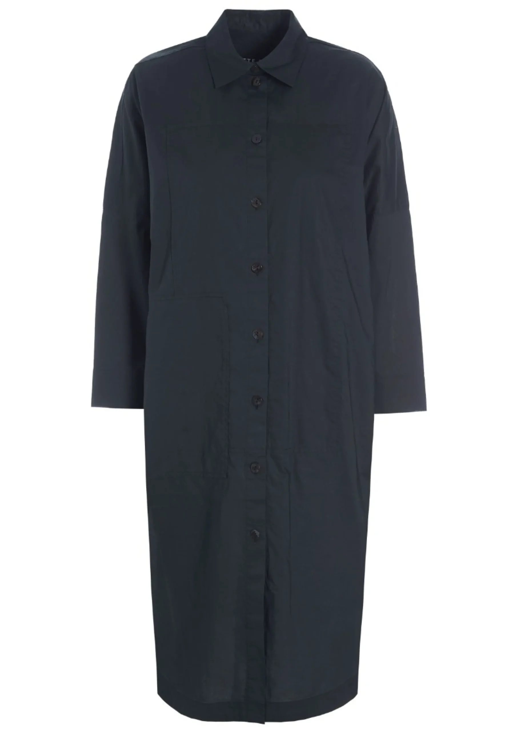 Core cotton skjortekjole