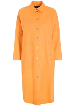 Core cotton skjortekjole