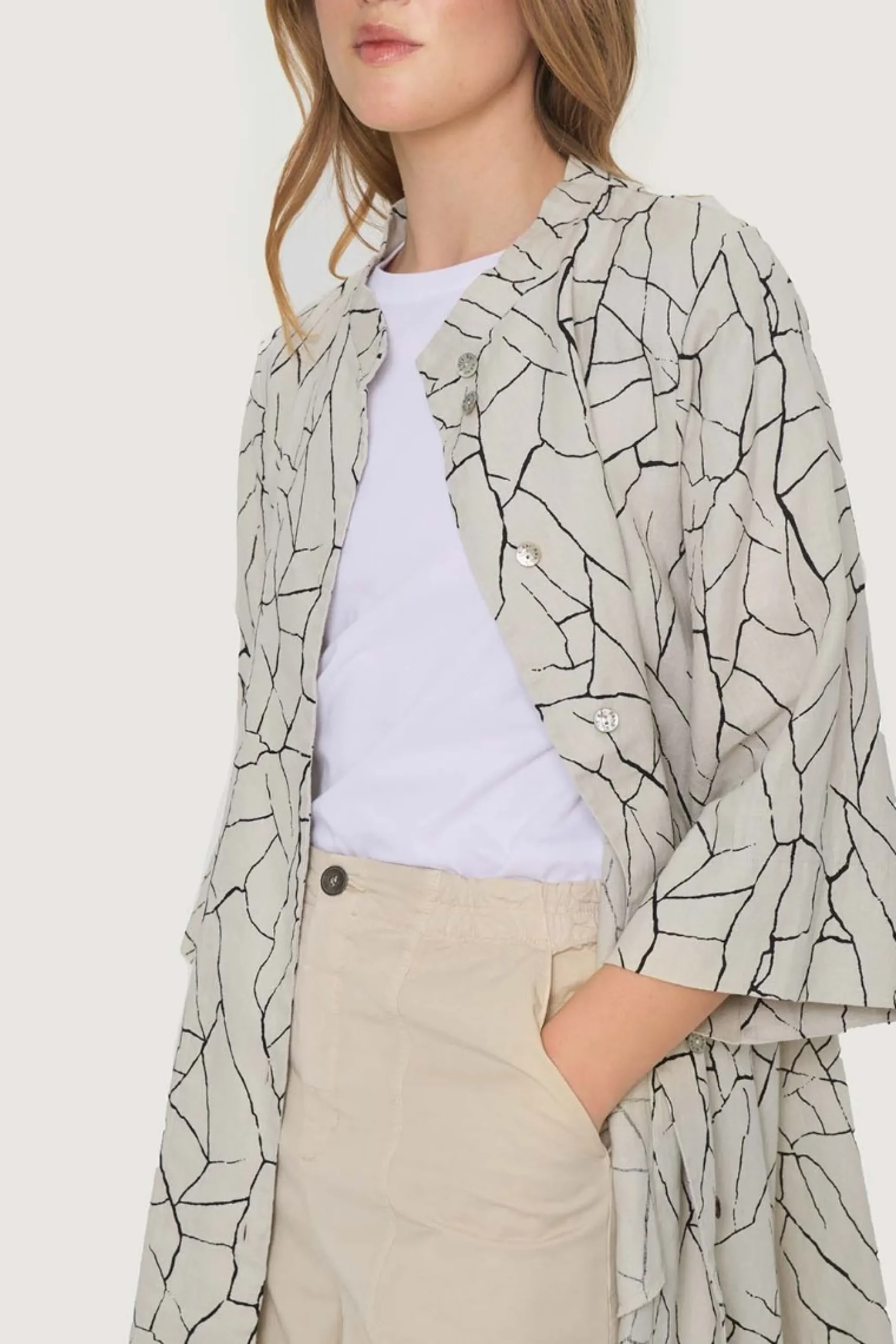 Craquelure frakkekjole