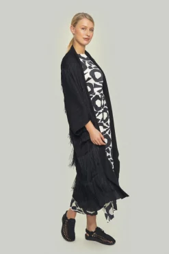 Cut-out collage kjole