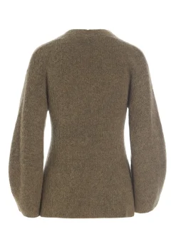 Dandelion knit bluse med v-hals