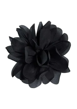 Fabric flower broche