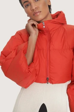 Feather down kort jakke