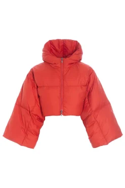 Feather down kort jakke