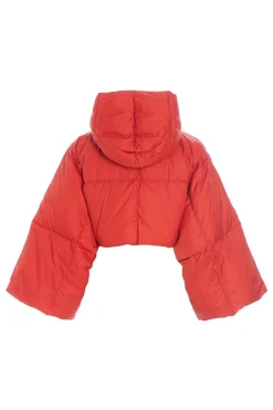 Feather down kort jakke