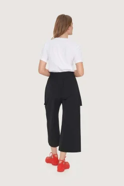 Fukkura poplin culotte bukser