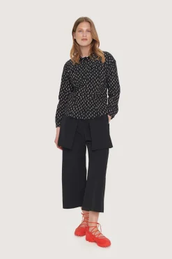 Fukkura poplin culotte bukser