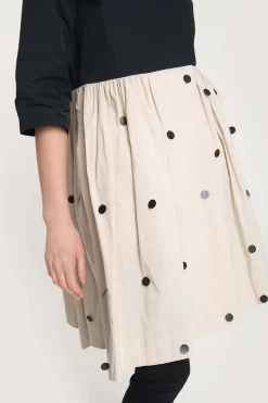 Fukkura poplin frakke kjole