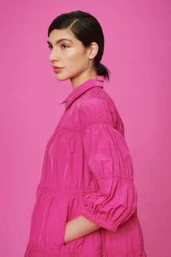 Fukkura poplin kjole