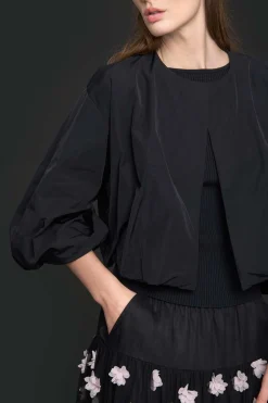 Fukkura poplin kort jakke