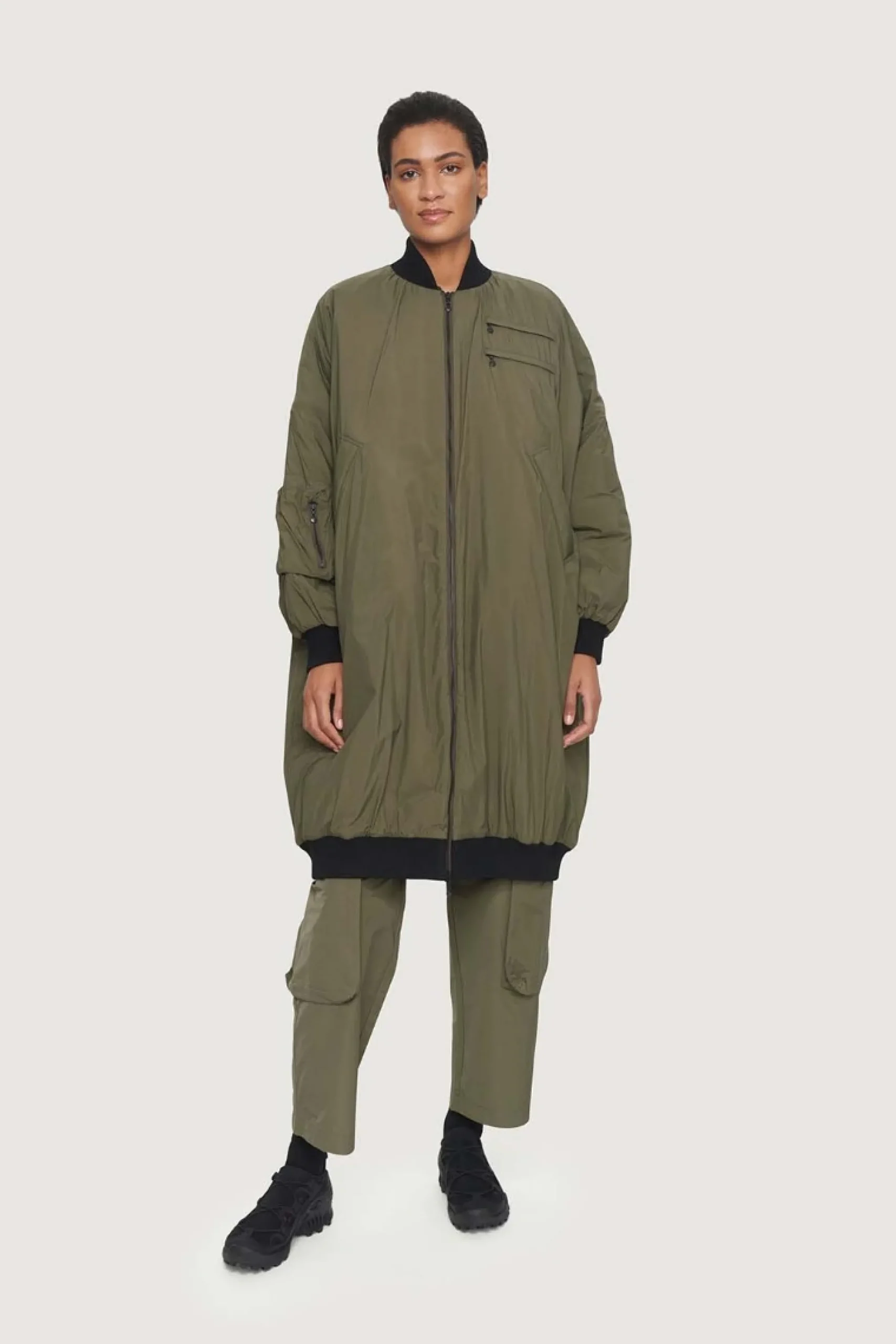 Fukkura poplin lommebukser