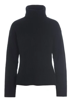 Gamine knit højhalset bluse