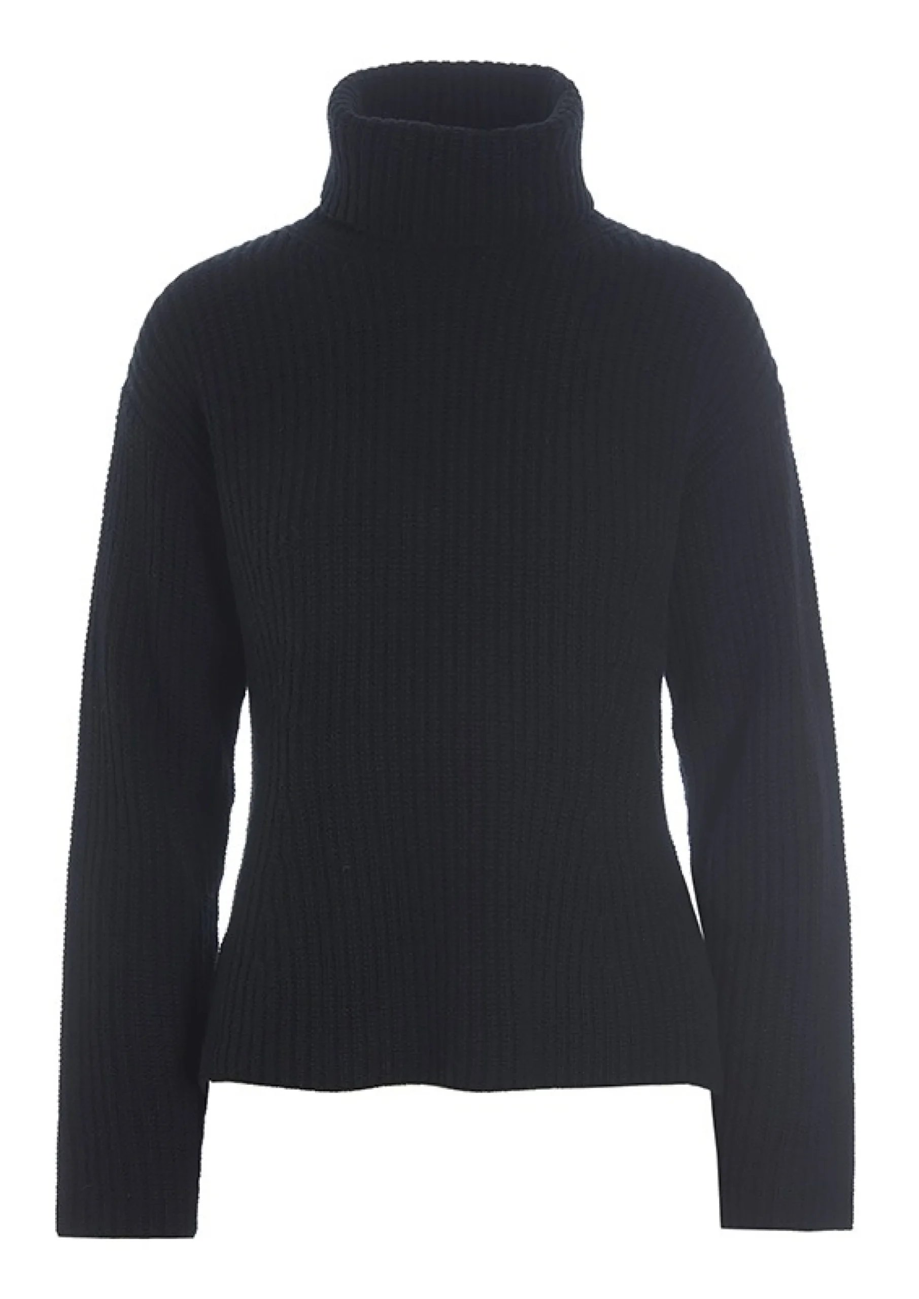 Gamine knit højhalset bluse