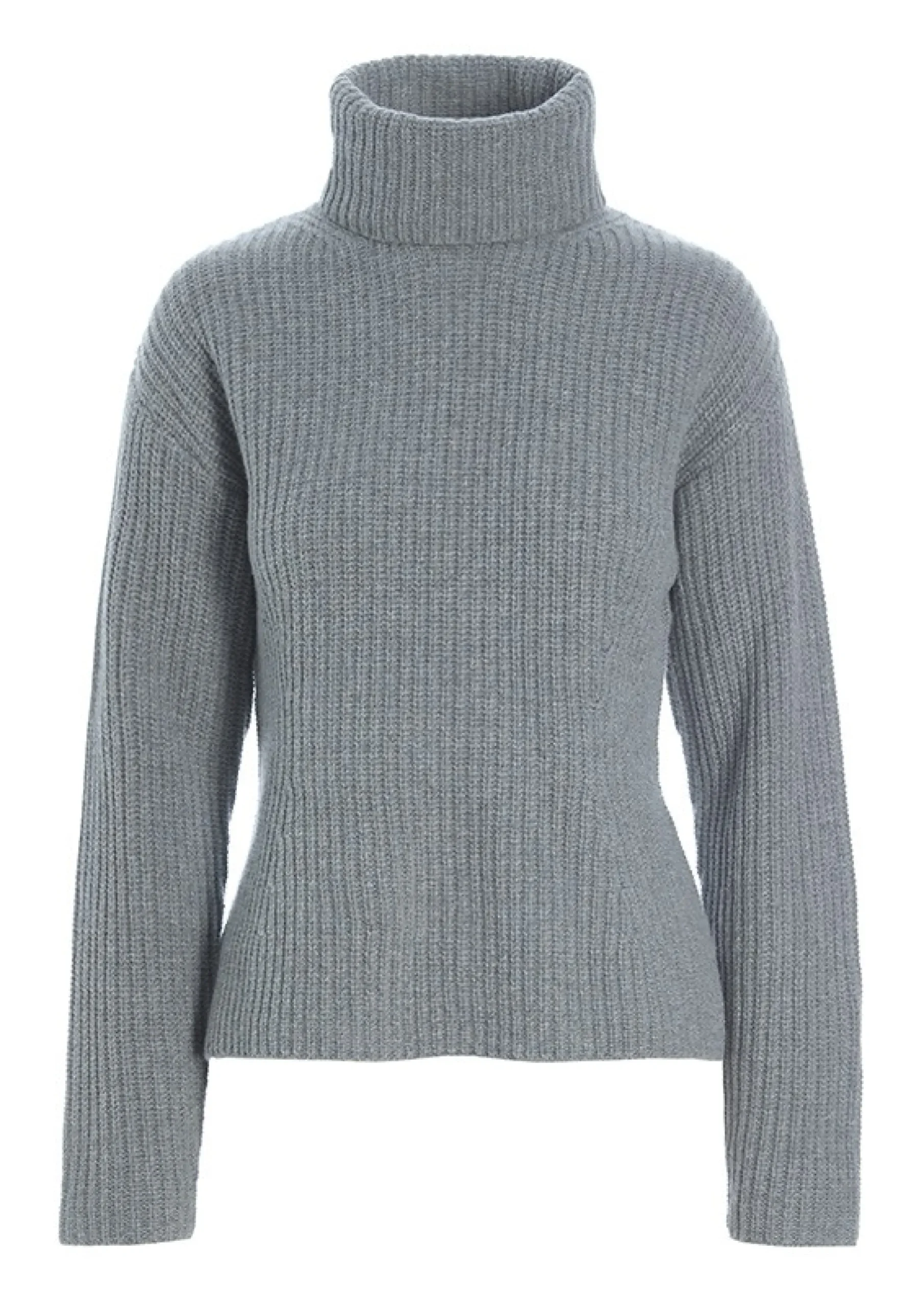 Gamine knit højhalset bluse