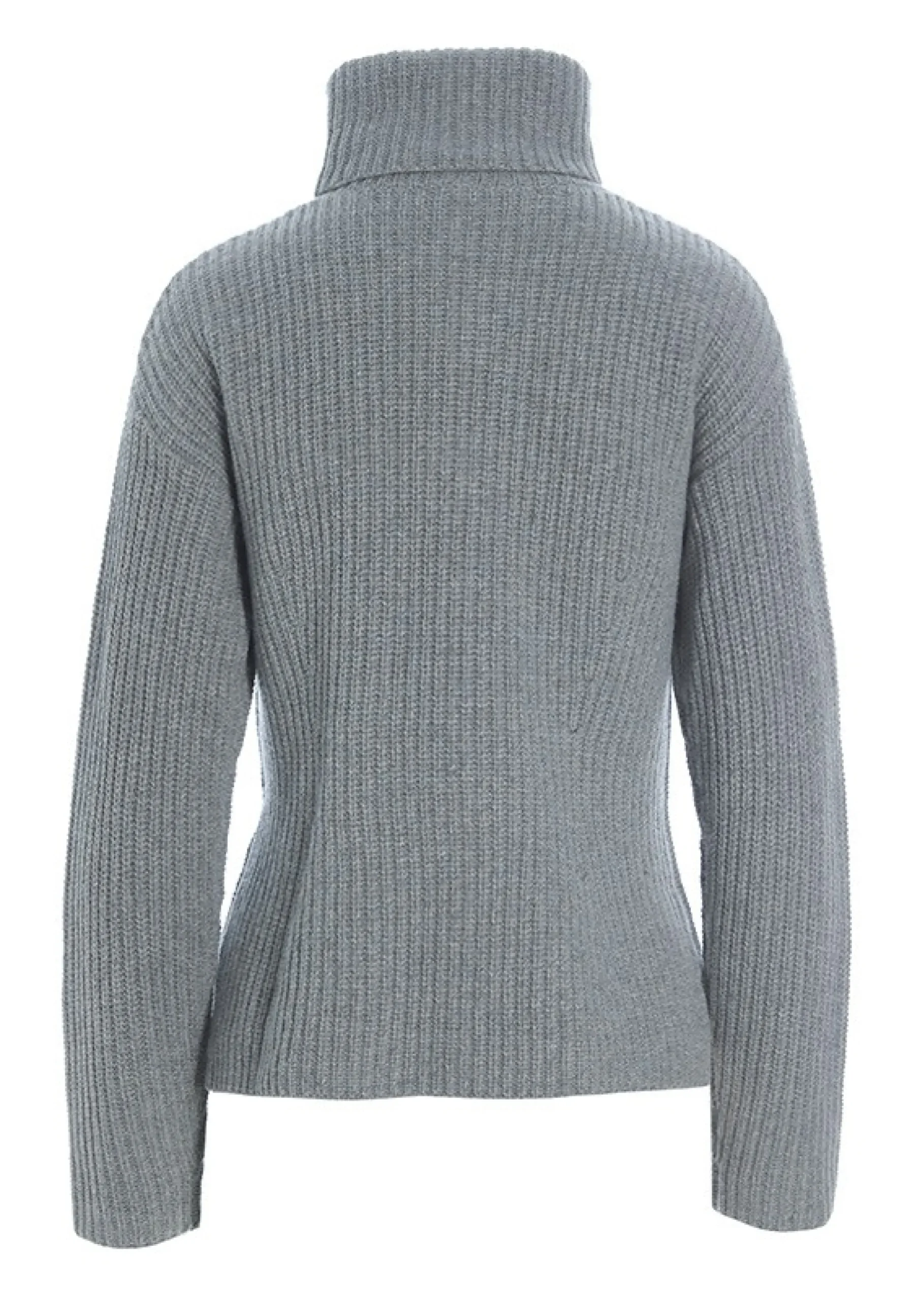 Gamine knit højhalset bluse