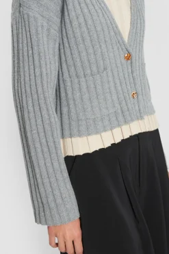 Gamine knit kort cardigan