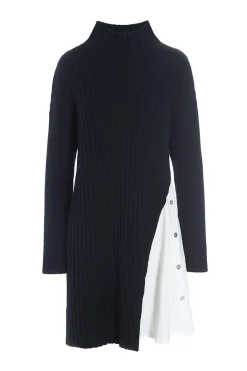 Gamine knit lang bluse