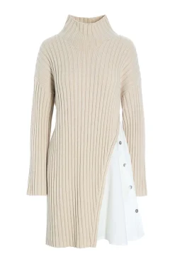 Gamine knit lang bluse