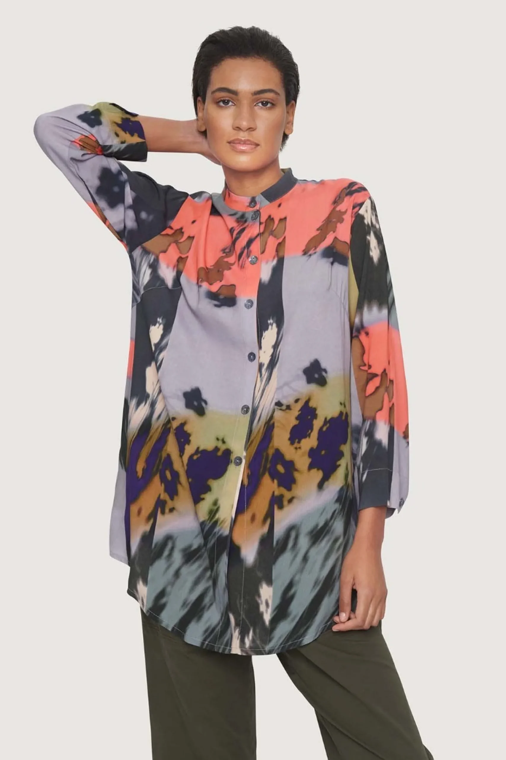 Haru FSC lang skjorte