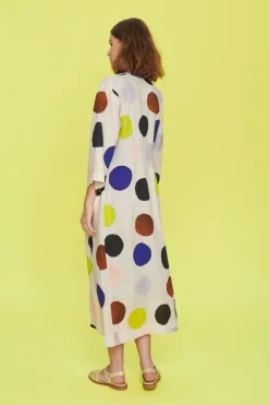 Harukaze kjole med knapper