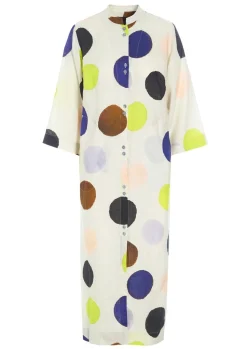 Harukaze kjole med knapper