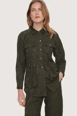 Jacquard stretch jakke