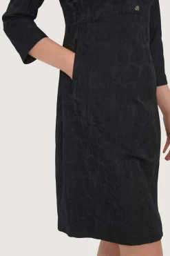 Jacquard stretch kjole