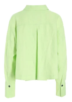 Lazy linen kort jakke