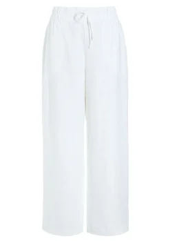 Lazy linen lige bukser