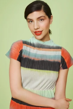 Liquorice stripe kjole