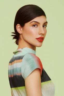 Liquorice stripe kjole