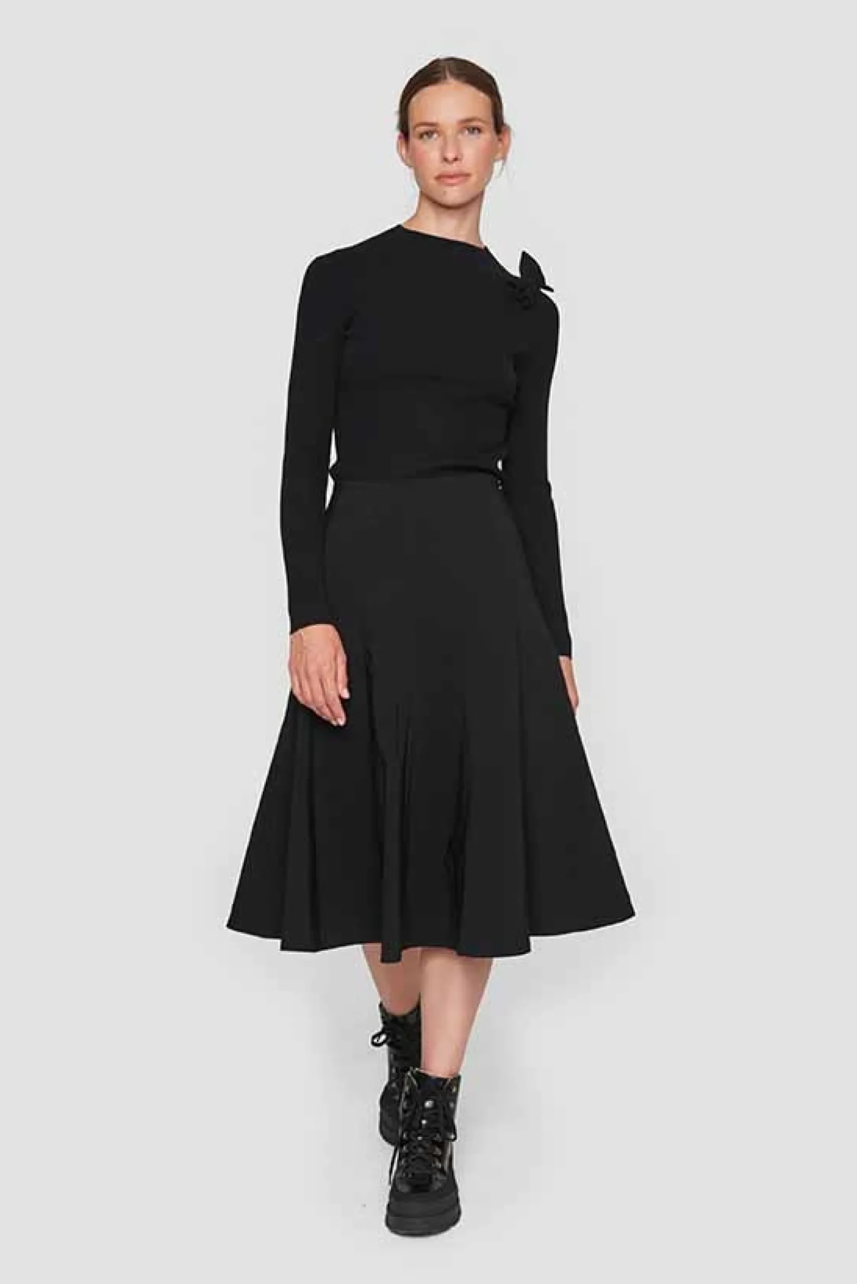 Magic stretch lang nederdel