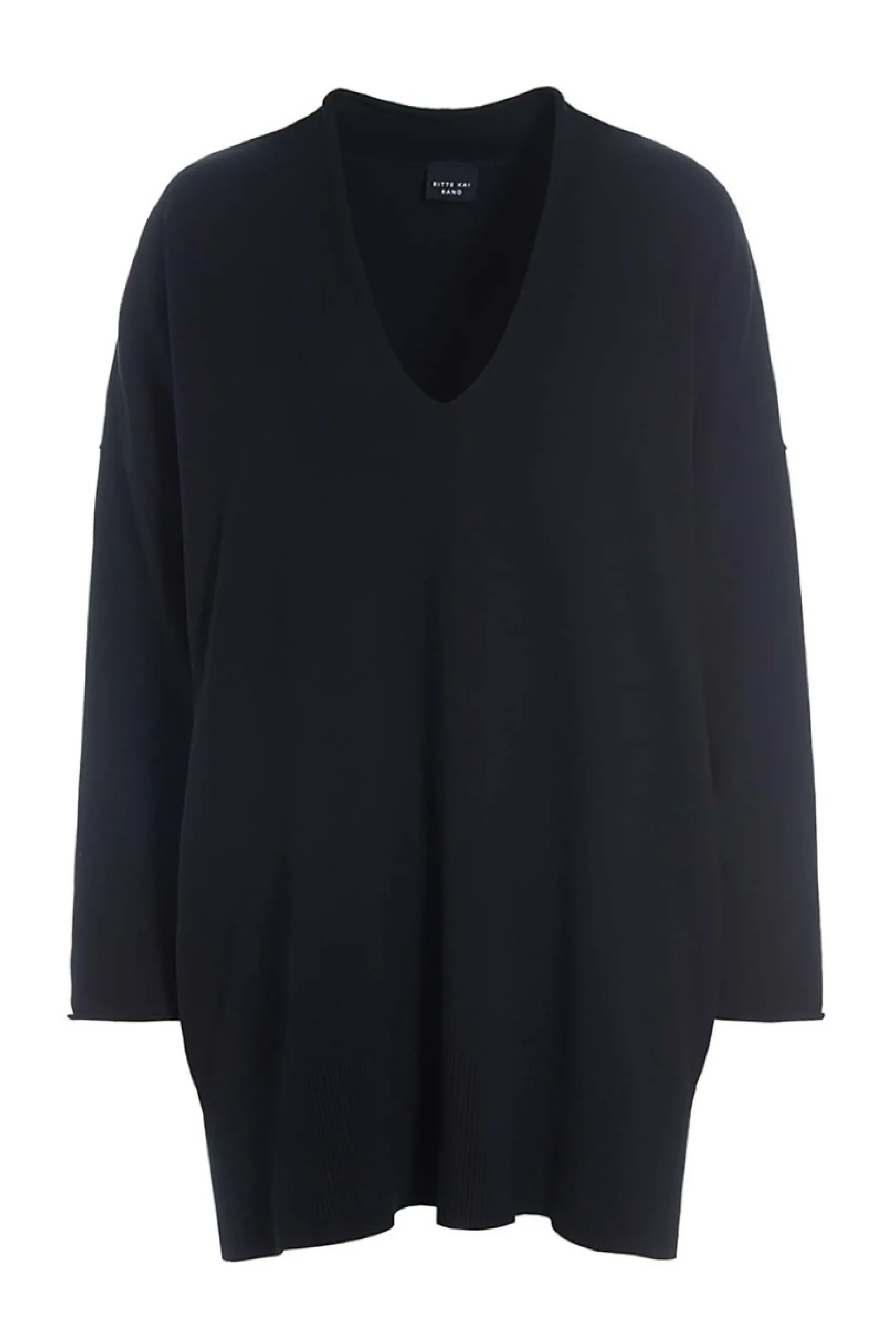 Saku bluse med v-hals